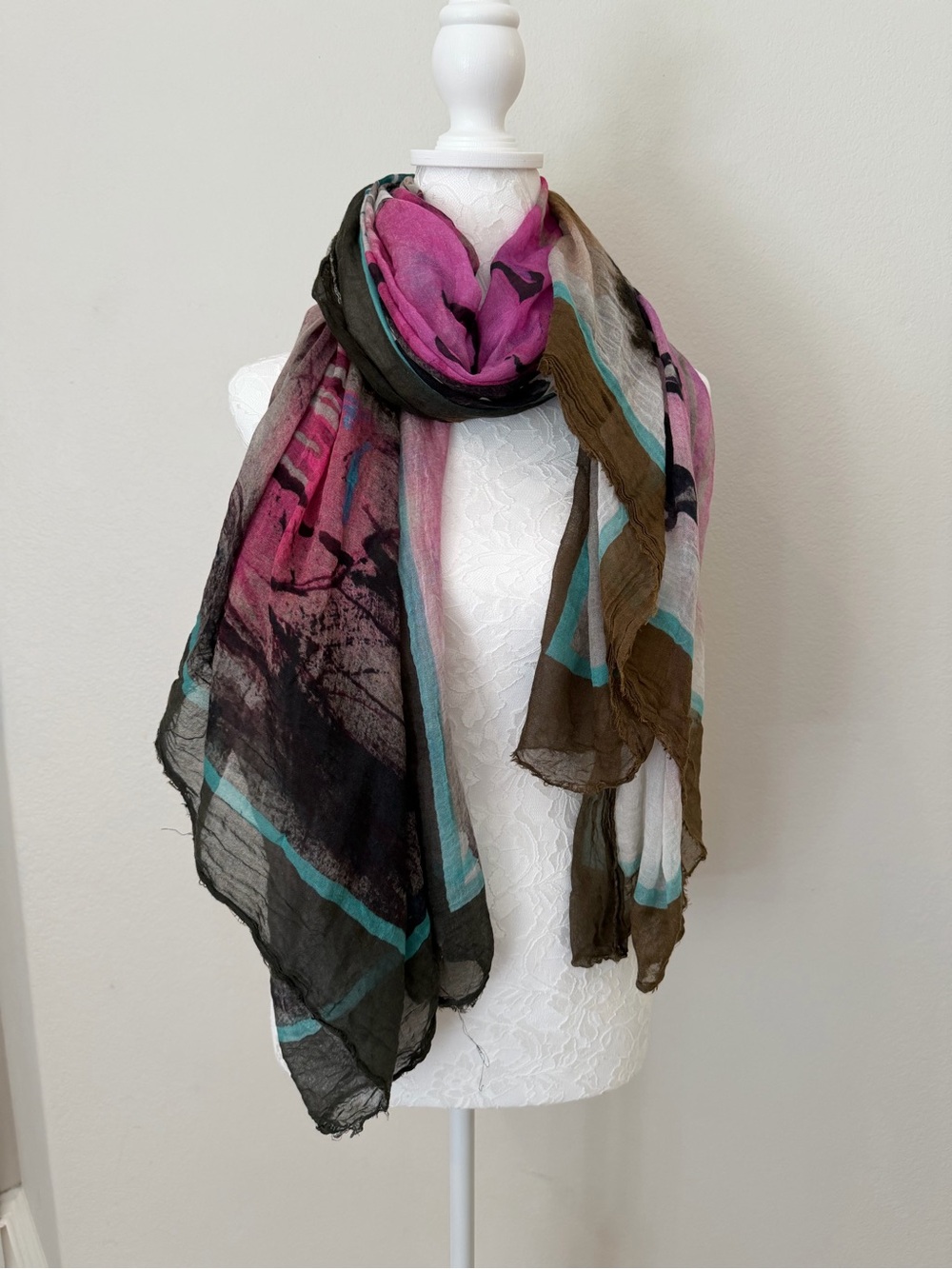 813 Ottotredici Scarf Watercolor City